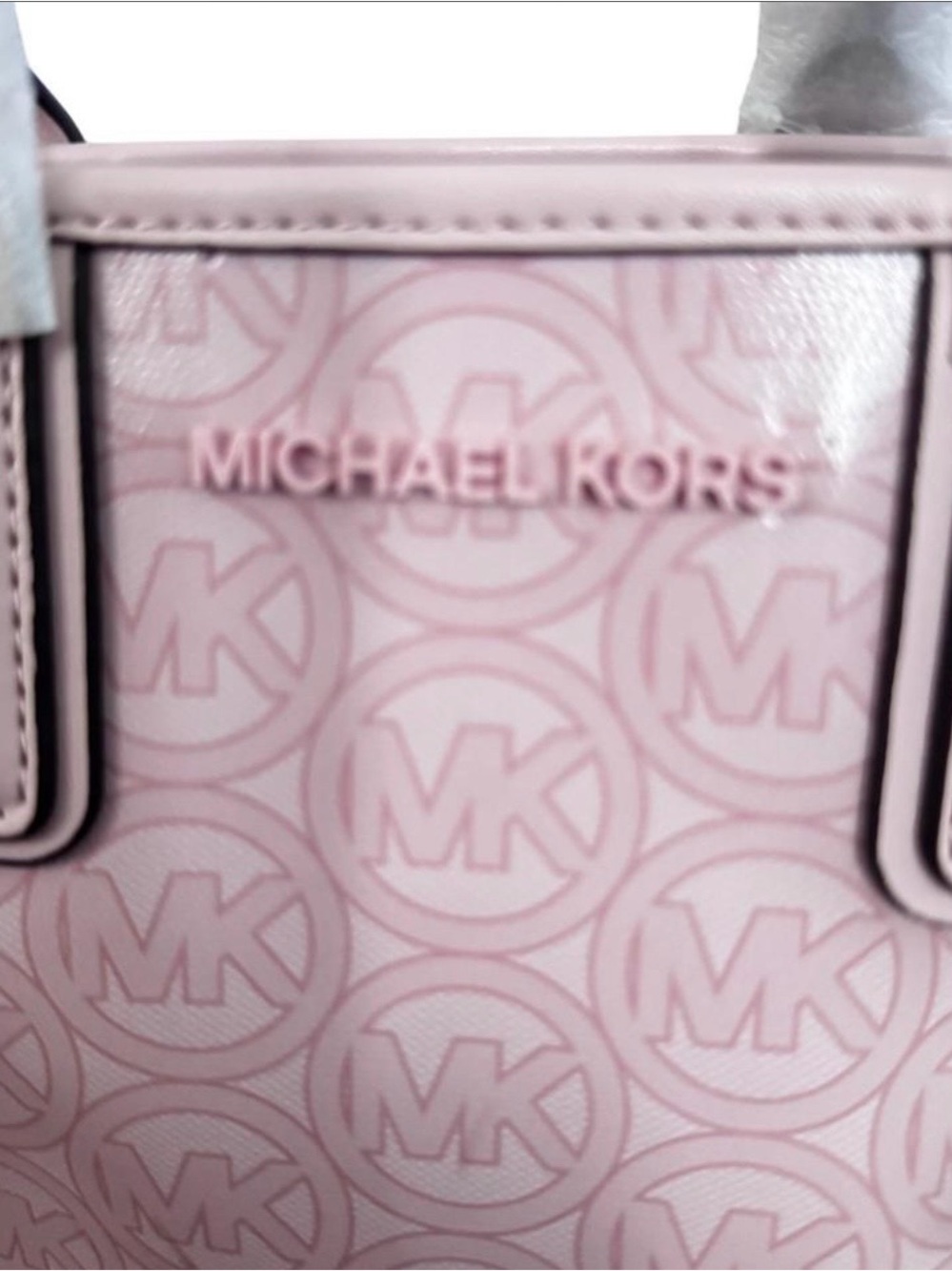 Michael Kors Pink Logo Tote Bag The Jodie - Picture 3 of 7